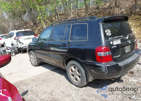 2005 Toyota Highlander V6 z USA, uszkodzony, nr VIN JTEEP21A750124824